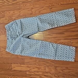 Womens Pants. Gray and White.  Size 4. Merona